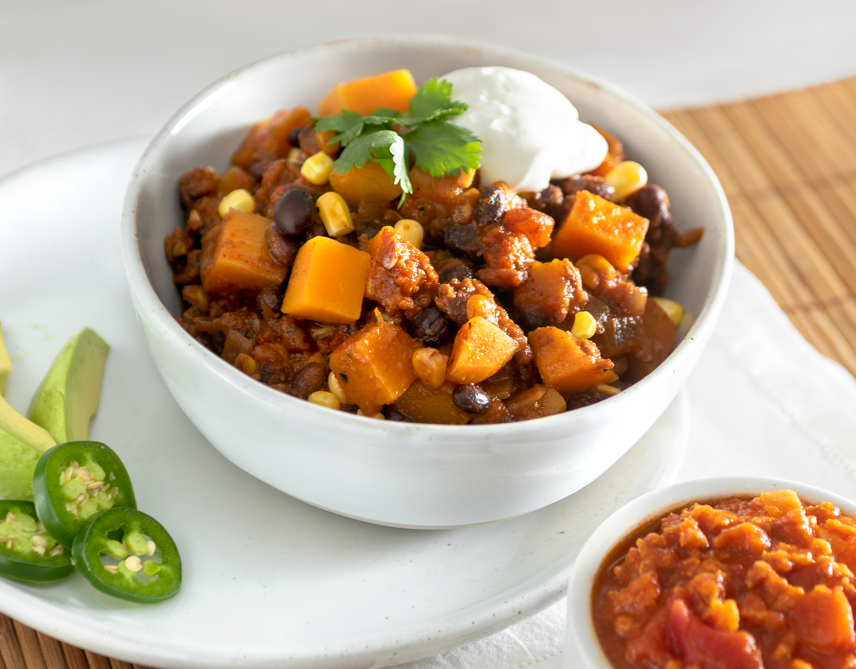 Butternut Squash Black Bean and Corn Chili-#10 can