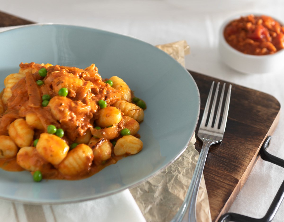 Creamy Gnocchi Bolognese