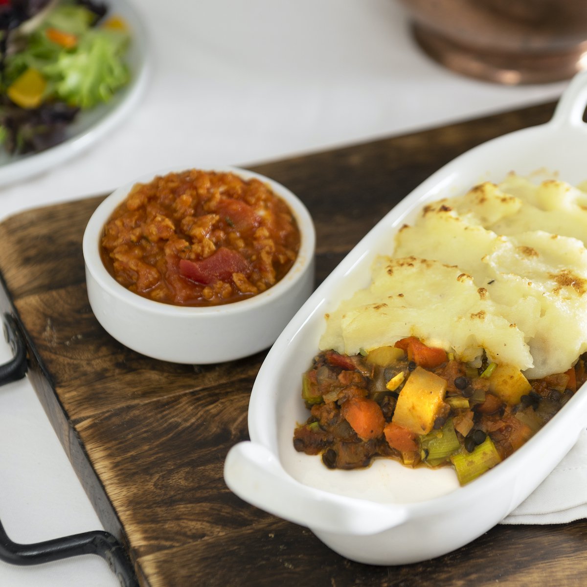 Vegetable Curry Shepherd’s Pie 