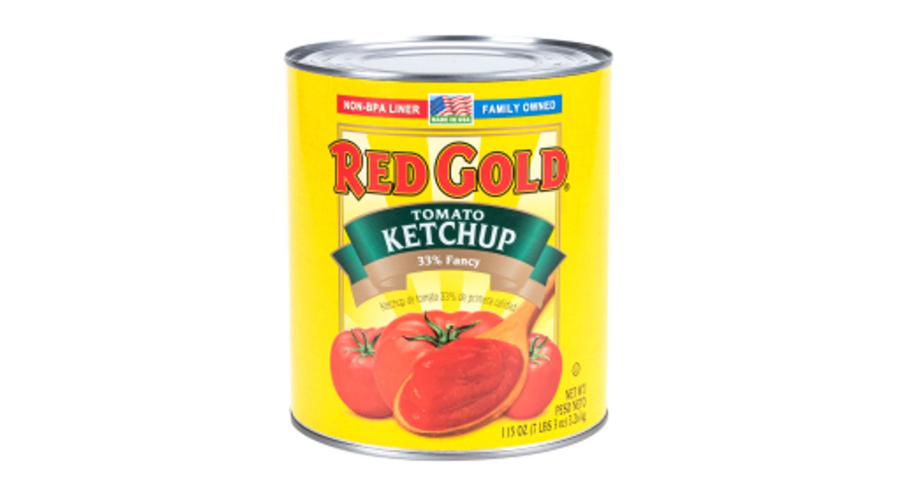 Red Gold’s Fancy Tomato Ketchup in a #10 can