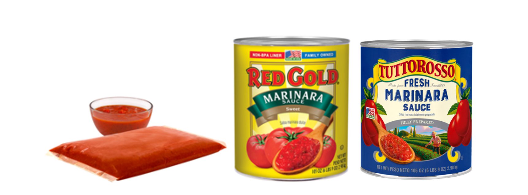 Whether it’s Redpack Spaghetti Sauce in a 105 oz. pouch or two flavors of Red Gold Spaghetti Sauce, the flavor of authentic hand-crafted goodness comes through on your plate every time. Whether it’s Redpack Spaghetti Sauce in a 105 oz. pouch or two flavors of Red Gold Spaghetti Sauce, the flavor of authentic hand-crafted goodness comes through on your plate every time.