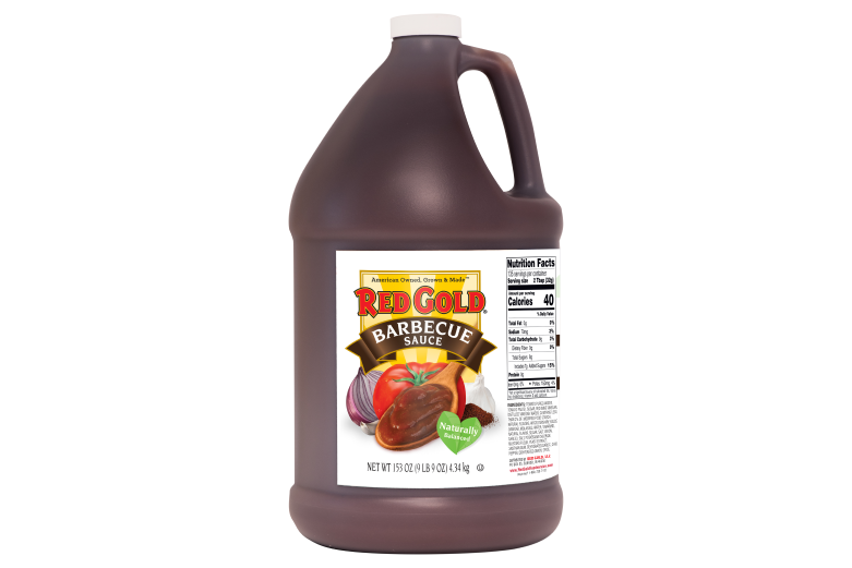 REDOA5P_Red Gold Naturally Balanced BBQ Sauce Jug