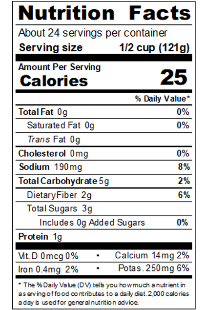 REDBU99_RedGold_ChoppedTomatoesinPuree_#10Can_102OZ_NutritionLabel