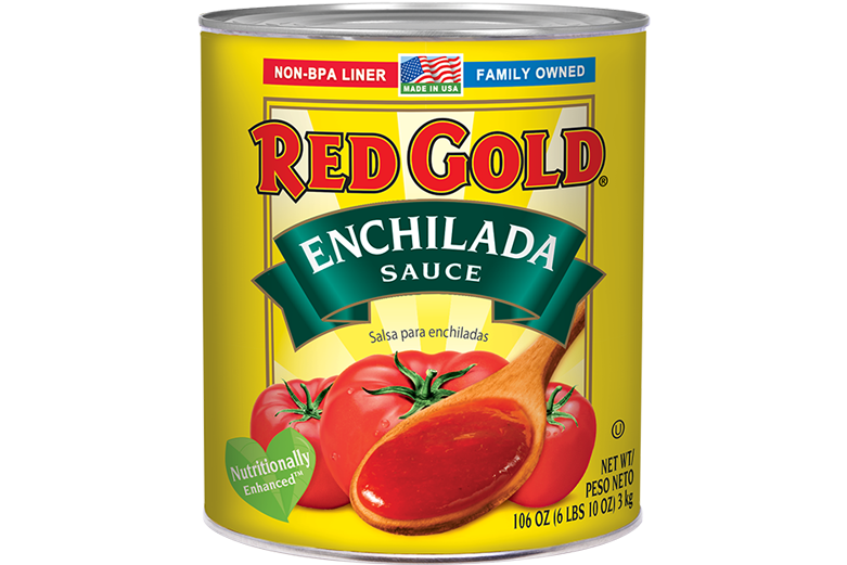 REDRL99_RedGold_EnchiladaSauce_NutritionallyEnhanced_#10Can_106OZ_Foodservice